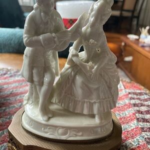 Elegant White Porcelain Figurine